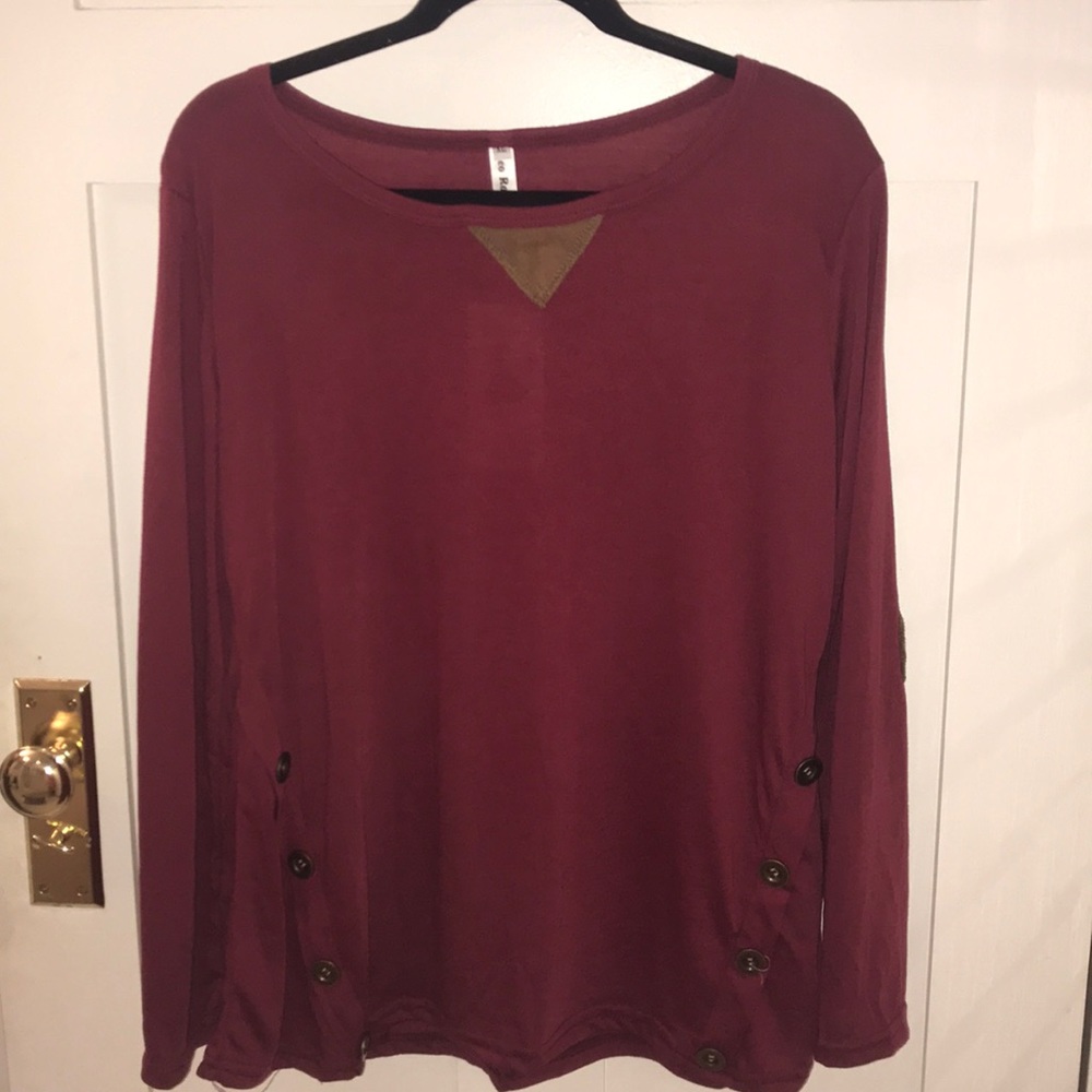 Casual fall long sleeve top